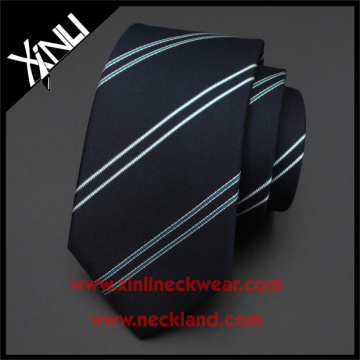 Stripe Pattern Jacquard Woven 100% Silk Necktie China Wholesale Products