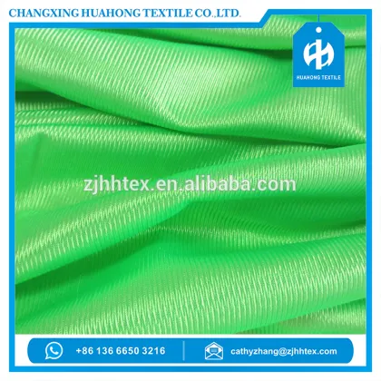 Warp knitted tricot dazzle fabric for custom polyester dazzle shorts