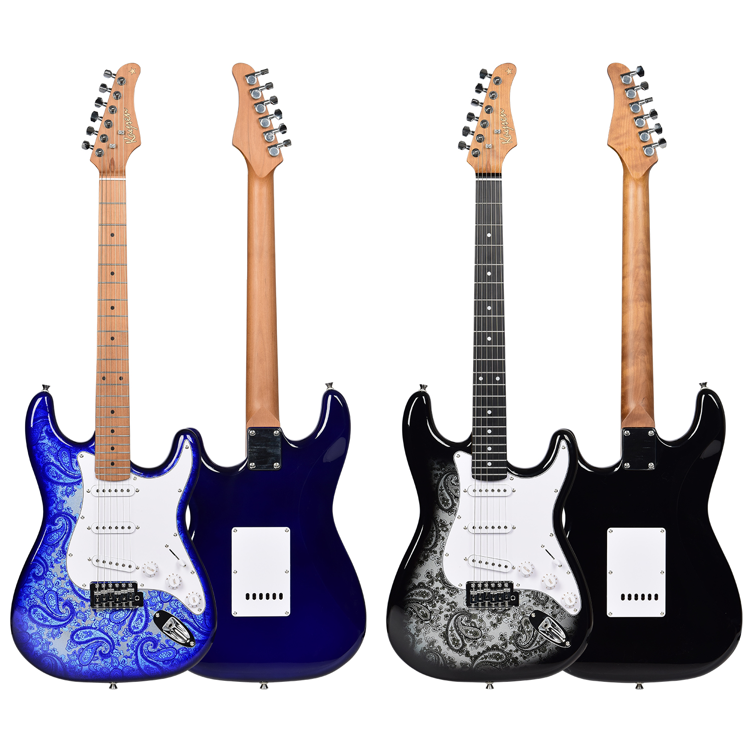 Kaysen Electric Guitar With Paisley Pattern KST218 for Sale
