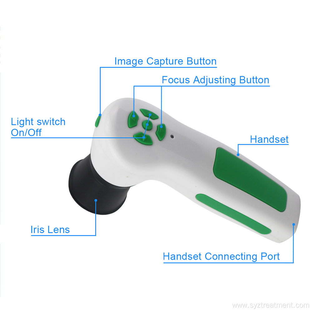 portable usb iriscope iridology camera device