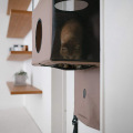 Door hanging cat nest