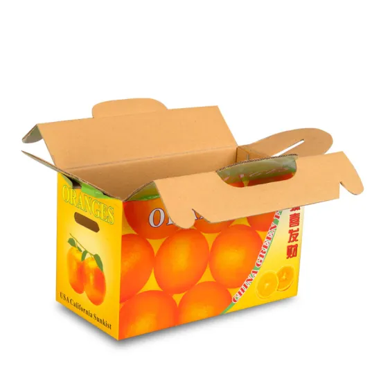 Full Printing Corrugated Board Packaging Box for Fruit