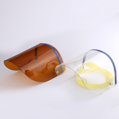 Fully enclosed plexiglass face shield