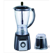 Glass blender with lid