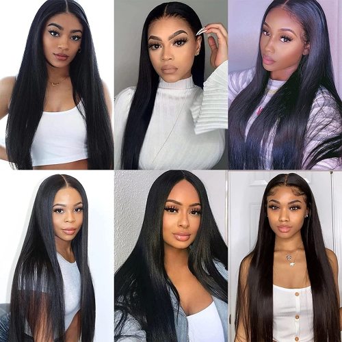 Bone Straight Brazilian Human Hair Bone Straight Brazilian Human Hair Lace Front Wig Remy HD lace Wigs Natural Human Hair Wigs for Black Women Supplier