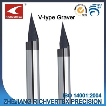 SBV series solid carbide v-groove cutters mini engraving tools