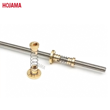 TN12x4 Trapezoidal Lead Screw | 12mm Diameter 4mm Lead | Model TN12x4-337-385-U1-B20