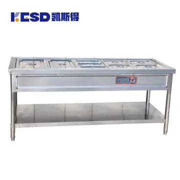 Canteen Catering Commercial Buffet Electric Big Food Warmer Showcase Thermostat