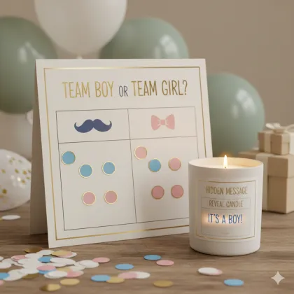Team Boy or Team Girl Party Supplies Set