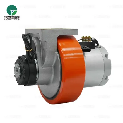 Omnidirectional DC Motor Driving Wheels for AGV Robots in Warehouse Industries