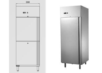 Energy Saving Solid Door Refrigerator , 400L Single Door Fr