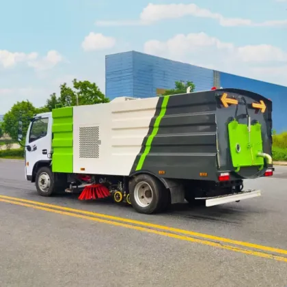 Sanitation vehicle City road sweeper Government sprinkler
