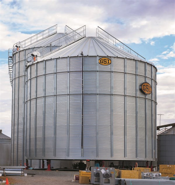 Máquina de silo de acero de grano inferior de tolva