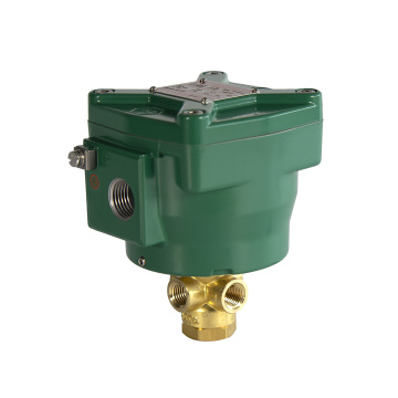 ASCO NFB320A184VCCC Solenoid Valve: 3-Way, General Service, Direct Acting Brass Body with 1/4 NPT and 1/8 NPT Solenoid Valve