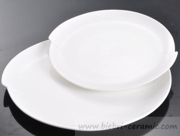 Weiße runde Porzellanplatten für Restaurant und &amp; Hotel mit aller Größe