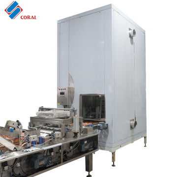 Electric Wafer Vertical Cooling Cabinet for Professional Wafer Biscuit Production Line