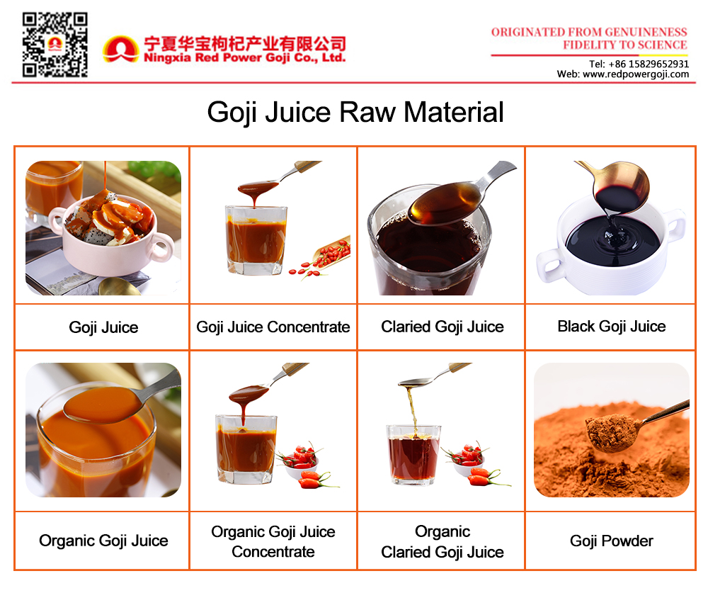 Goji Juice Products 2
