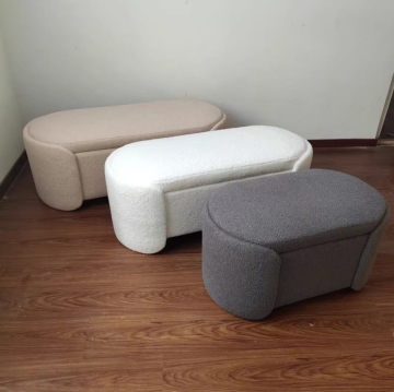 Luxury Storage Ottoman for Bedroom: Footstool, Bench & Shoe Organizer