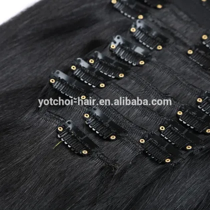 Yotchoi Hair Beauty Hair Products Brazilian Virgin Hair Clip In Extension