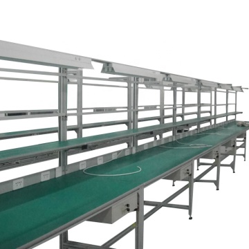 Electronics Factory Workshop: Anti-Static Assembly Line and Repair Station