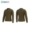 Top de moletom Seaskin Zip Masculino para SUP