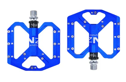 ENZO Aluminum Alloy Sealed DU Bearing Bicycle Pedal with Non-slip Spikes: MTB Bike Accessories