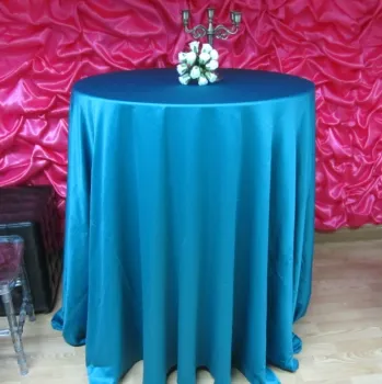 100% polyester satin manufactur plain dyed for table