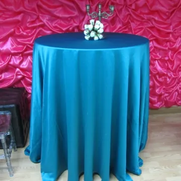 100% polyester satin manufactur plain dyed for table