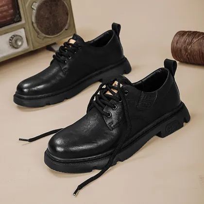Cost Effective Brown Martin Shoes: Trendy and Comfortable Men's Workwear Fashion