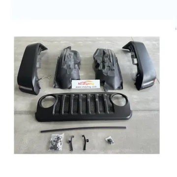 Jeep Wrangler JK to JL: Upgrading Exterior Accessories - Bodykit, Front Grill, Fender Flares