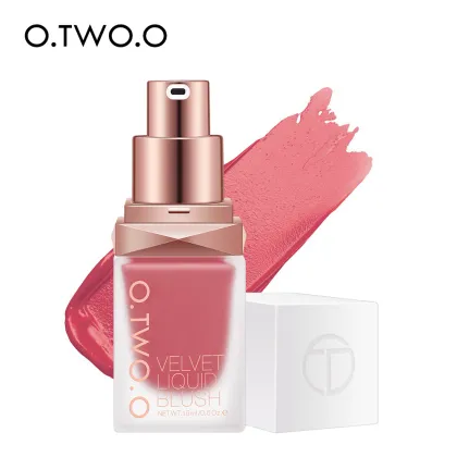 O.TWO.O Cosmetics Indonesia Best Selling Blush Shimmer and Matte Waterproof Cream Blush