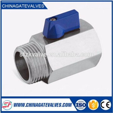 High quality stainless steel mini ball valve/304 mini ball valve