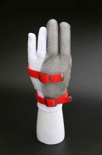 Ring Mesh Gloves-Three finger