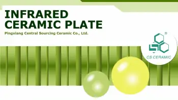Customized Materials Dimensions rhombus Square Round Cordierite BBQ grill insulating infrared honeycomb ceramic burner plate