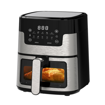 5L Stainless Steel Air Fryer with Visiable Window