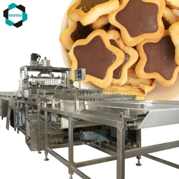 Gusu Sandwich Biscuit Depositing Machine with PLC Components