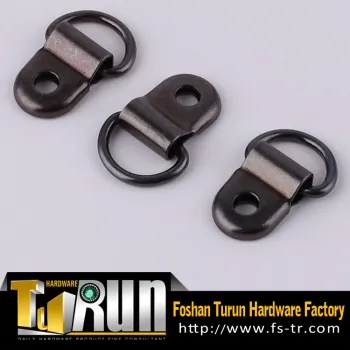 Metal D ring shoe buckle hooks hook buckles