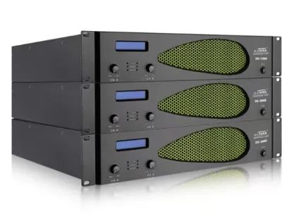 Professional integrated stereo amplifier