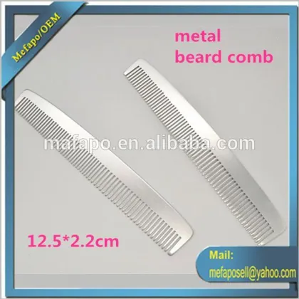 Men Hair Comb Metal Combs Aluminum Custom Fancy Combs Pocket Combs Metal Combs