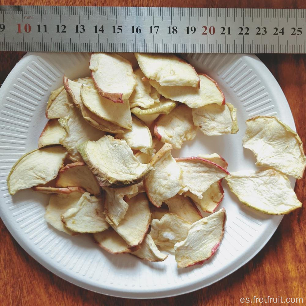 Rodajas de manzana deshidratada de calidad