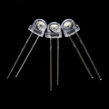 5-6LM 5mm šiaudų kepurė (šalmas) balta LED 3000-3500K