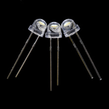 5-6LM 5mm麦わら帽子（ヘルメット）白色LED 3000-3500K