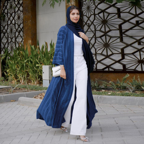 ژاکت کش باف پشمی جلو باز بافتنی رترو کیمونو آبایا