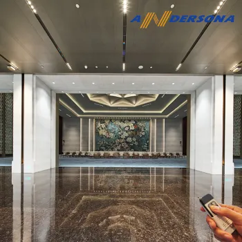 Remote Control Operated Sliding Room Divider