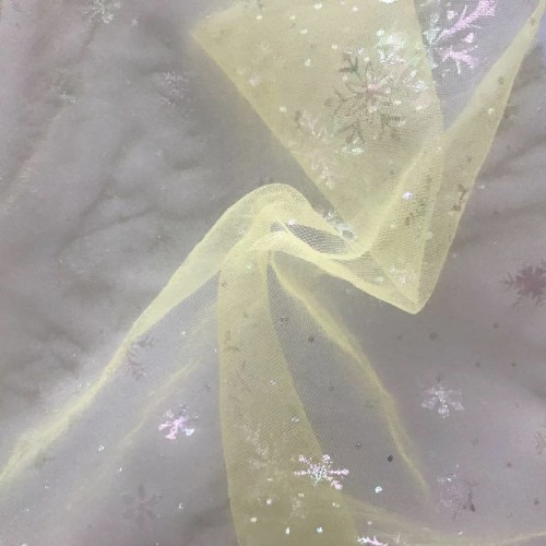 Tulle Color Foil Fabric