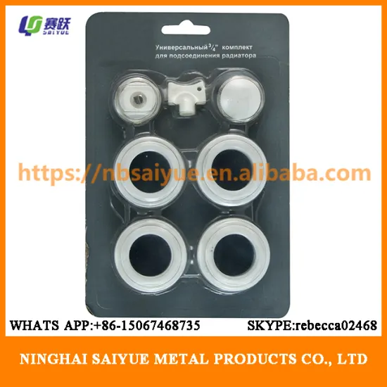 Radiator universal set of fittings 1/2(7) 3/4(7) air vent ,plug ,reducer ,hanger