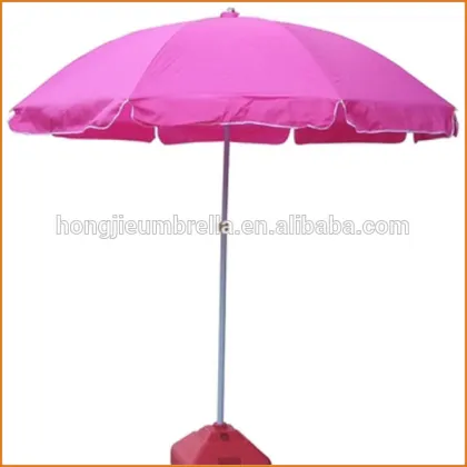 Customized logo sun protection promotional beach umbrella