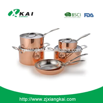 three layers copper pot