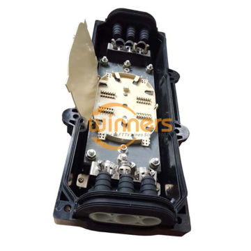 New Type Horizontal Fiber Splicing Box With 3 Inlets/Outlets
