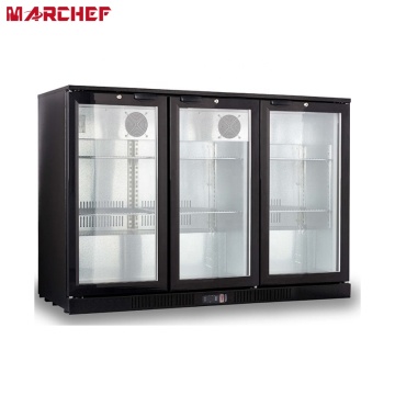 Fridge di mini bar professionale con porta di vetro per camere d'albergo